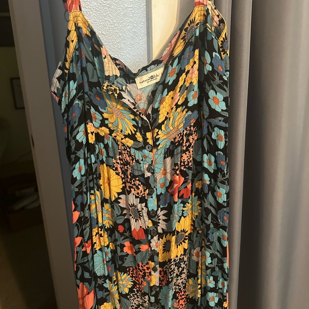 Natural Life Multicolor Floral Dress - Picture 3 of 5